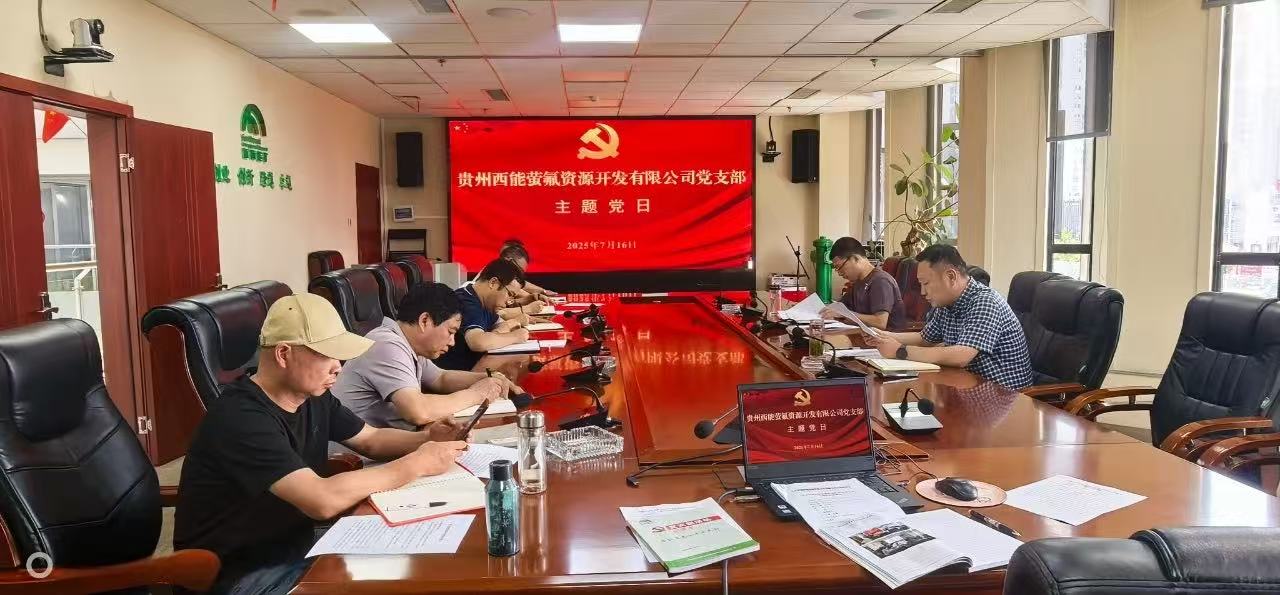 能矿旗帜•资产先锋|西能萤氟“党建红”引领“发展蓝”